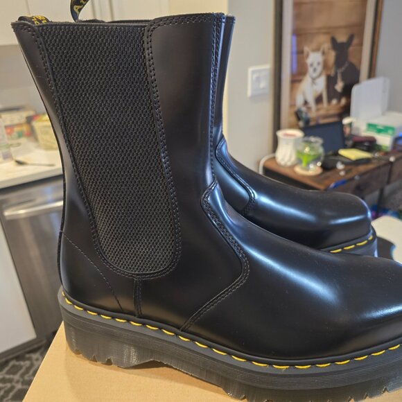 Dr. Martens 2976 Hi Quad Squared Platform Boot 31151001 Mens Size 12 US NEW - Picture 7 of 11